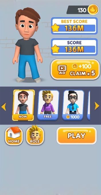City Run 3 results screen — post-run stats and rewards